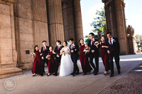Wedding at the Palace of Fine Arts