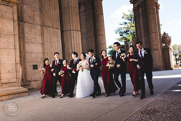 Wedding at the Palace of Fine Arts